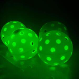 [LA]1PC LED 라이트업 피클볼 공, 어둠 속에서  피클볼, 남성과 여성을 위한 피클볼 ,  공놀이