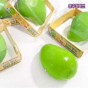 변색 망고 크런치 슬랑이 (낱개) 왁스 말랑이 크런치말랑이 스트레스해소 스트레스볼 촉감완구 왁뿌볼