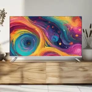 써밋티비 127cm(50인치) 구글 5.0 QLED 스마트 TV Q505ESW UHD 화이트 스탠드형 기사설치
