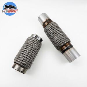 304 스테인레스 스틸 ID38-102mm 범용 배기 호스 플렉시블 머플러 수리 브레이디드 조인트 액세서리