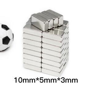 가정용 냉장고 사무실용 10x5x3mm 초강력 사각 자석 DIY 10x5x3