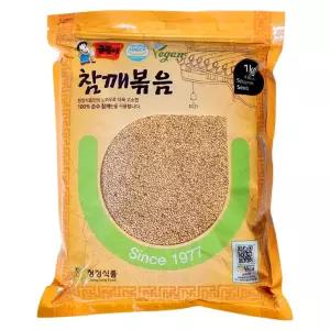 고소한 청정식품 볶음 참깨 통참깨 금동이 참깨볶음