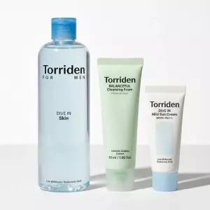 토리든 다이브인 포맨 저분자 히알루론산 스킨300ml+무기자차 마일드 선크림20ml+시카 포어 클렌징 폼50ml