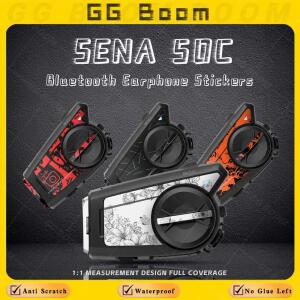 바이크 오토바이 헬멧 블루투스 헤드셋 장식 스티커 보호 이어폰 안티 스크래치 방수 데칼 sena 50c SENA 5