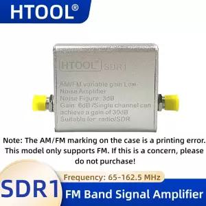 dmb안테나 FM 라디오 안테나 신호 증폭기 65162.5 MHz 가변 이득 30dB RF LNA SDR1 저잡음