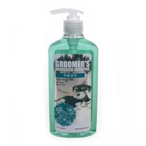 케미텍 그루머스 약용샴푸 400ml 강아지 샴푸
