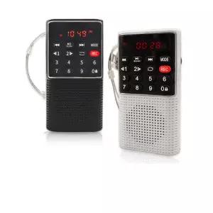 인켈 IK-PR190 SD카드 MP3 재생 녹음 휴대용 FM 라디오