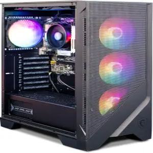 NASX 게이밍 랩터 데스크탑 AMD Ryzen 7 5700G 4.6GHz NVIDIA 16GB 2 DDR4 3600 M2 NVME SSD RGB 팬 W11