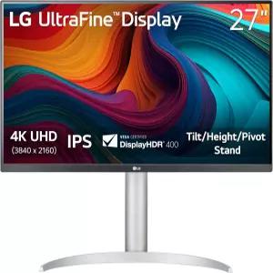 LG 27UP650K-W 27인치 울트라파인 4K UHD (3840 x 2160) IPS 컴퓨터 모니터 60Hz 5ms DisplayHDR 400 리더