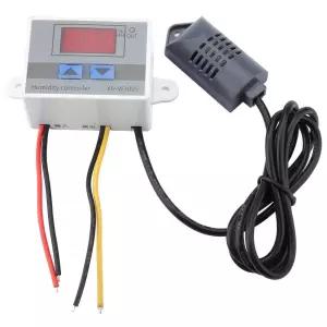 Jadpes 습도 조절 스위치 XhW3005 디지털 습도계 컨트롤러 센서 0~99 Rh 12V/24V/220V 팬 제어