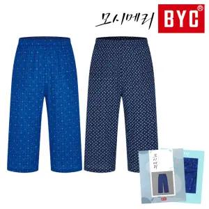 [BYC] ECF3073 모시메리쿨7부 빅사이즈남성잠옷바지파자마