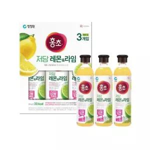 청정원 홍초 레몬 라임 900ml x 3 (저당) 코스트코 두레샵2605