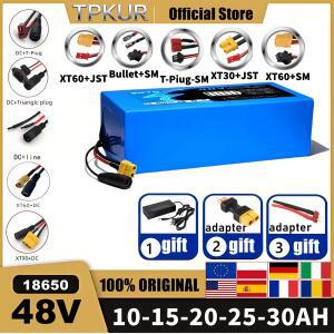 48V 배터리 10Ah 18650 팩(100-1500W 자전거 스쿠터 및 기타 모터용)