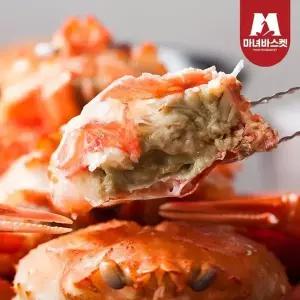 [마녀바스켓](자숙) 수율좋은 동해안 박달 홍게(중) 3kg (8-9미 내외)