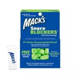 맥스 하이비즈 스노어블락커 귀마개 macks 이어플러그 10쌍