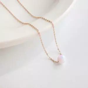 14k 6mm 합성오팔 목걸이 OPPN0204