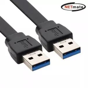 USB3.0 AM AM FLAT 케이블 2m 블랙