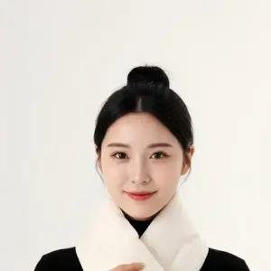 7컬러 소프트 패딩 머플러 포근한 벨벳 안감