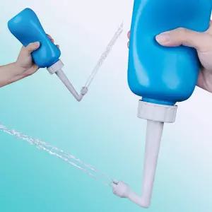 버트 버디 고 - 휴대용 비데 및 신선한 물병 분무기 가정용 여행용 야외용 접이식 노즐 부드러운 압착