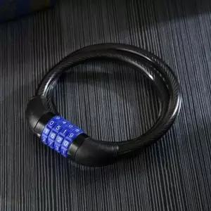 [하프클럽/]보안 비밀 자물쇠 번호 자전거 도난 케이블