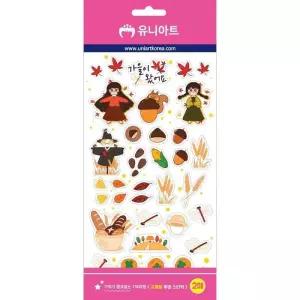 [룽스_65]교육용투명스티커 스티커재료 가을