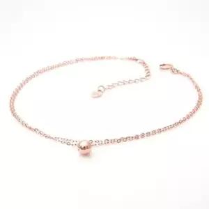 정품 14K Gold 로즈골드 볼 더블 체인 팔찌 14K팔찌 데일리팔찌 (W06424D)