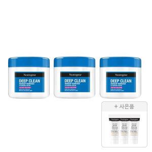 뉴트로지나 딥클린 클렌징 크림 285ml, 3개+증정(딥클린 젠틀폼 클렌저 10g, 3개)