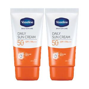 바세린 데일리 선크림 썬크림 자외선차단제 50ml 2개
