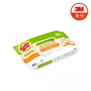 [3M] 기름 찌든때 세정티슈 더블액션 24매