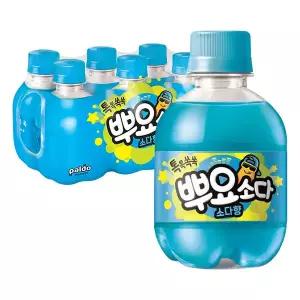 팔도 뿌요소다 소다향, 245ml, 24개