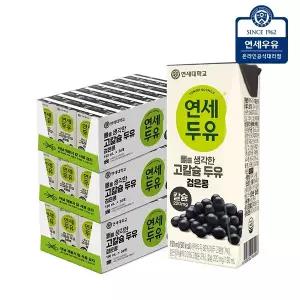 연세두유 뼈 고칼슘 검은콩 두유 190ml 72팩