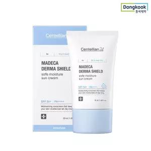 마데카 더마 쉴드 세이프 수분 선크림 50ml(SPF50+) 1개 24H자외선차단제 수분보