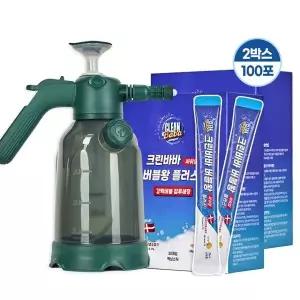 [하프클럽/쇼핑엔티]시즌2 크린바바 버블왕 플러스100포+반자동 분무기