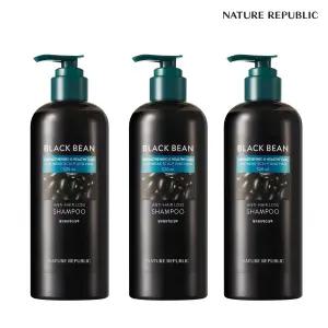 [네이처리퍼블릭] 3개묶음 블랙빈 탈모증상 개선 샴푸 520ml