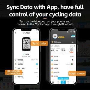ROCKBROS M1 GPS 자전거 컴퓨터 블루투스 5.0 ANT + 무선 속도계 MTB 도로 Ciclismo Garmin Zwift 용