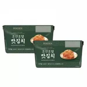 [신세계푸드]조선호텔 특제육수 맛김치 1.9kg X 2팩(무료배송)
