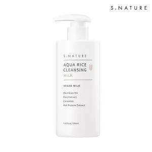[에스네이처] 아쿠아 라이스 클렌징밀크 280ml