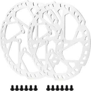 전기 E 자전거 산악 BMX 디스크 로터 160mm 브레이크 스쿠터 2개 MTB 두꺼운 달린 디스크용 볼트가