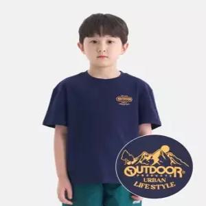 아웃도어프로덕츠 키즈 에센셜 백그래픽 반팔티셔츠 네이비) OD262ISS02_NVY