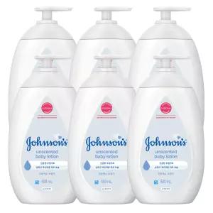 존슨앤존슨 존슨즈베이비로션 화이트로션 500ml 6개