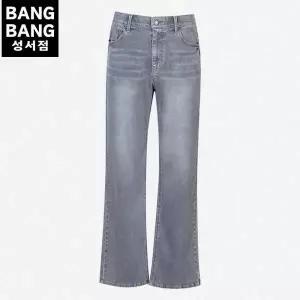 [뱅뱅] HC04 봄여름남성흑청 루즈핏얇고편한청바지 공용 저온스 인밴드 통넓은 일 (S46130560)