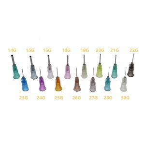 직선 정밀 액체 주사기 디스펜서 바늘 스테인레스 스틸 튜브 무딘 50 개/가방 14g 15g 16g 18g 19g 20g 21g
