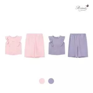 [대구백화점] [페리미츠] 여름 여아 프릴 상하복 세트(P2425I560)
