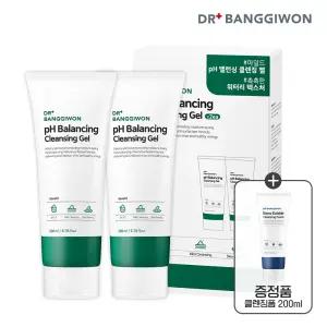 [롯데단독구성]  pH밸런싱 클렌징 젤 200mlx2 +샴푸100ml 추가증정