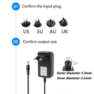 호환 UK 플러그 AU 전원 어댑터  DC 3.6V 2A  2000MA 코드  5.5x2.1mm