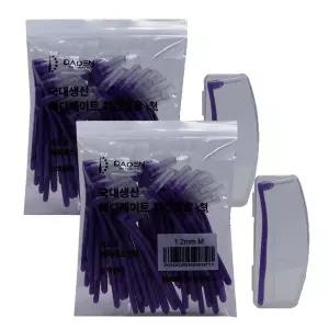 메디메이트 어금니 치간칫솔 L형 1.2mm 100P + 치간칫솔 정리대