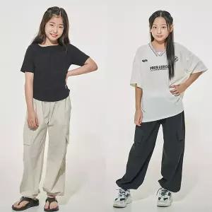 썸머 카고 조거 바지 팬츠 / 여아 주니어 의류 초등학생 옷
