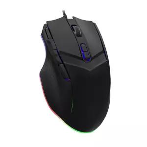 LUEENTECH 게이밍 마우스 6 최대 7200 유선 PC 8 프로그래밍 가능 버튼 13 조절 RGB LED 모드 1.5M 드래그