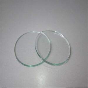 원형 투명 평면 유리 렌즈  LED 토치 다운라이트 손전등 헤드램프용  투과율  80mm  97mm