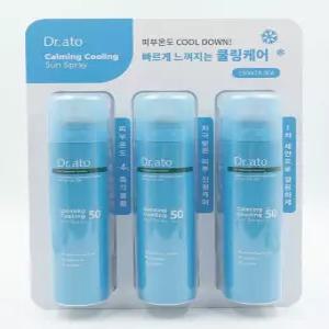 닥터아토 카밍쿨링 선스프레이 150g x 3개/야외활동/바디즉각쿨링+자외선차단/SPF50/PA++++/바디용/스프레이타입